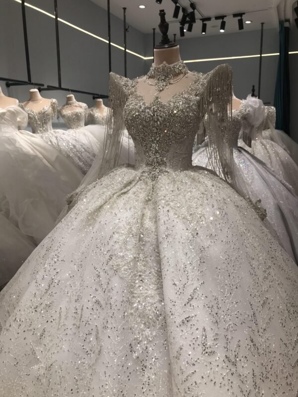 Kisswhite Luxury Design Long Sleeves Ball Gown Bridal Dresses