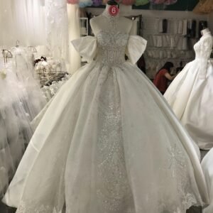 Kisswhite Green Collection Puffy Ball Gown Wedding Dresses Remove Shoulder Bridal Gown