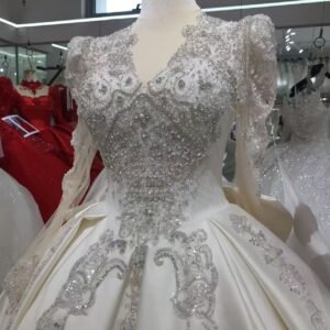 Kisswhite Xlove Collection Long Sleeves Satin Wedding Dresses