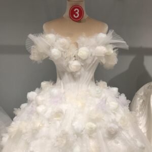 KissWhite Ltt Collection Glitters 3d flowers Puffy Wedding Dresses