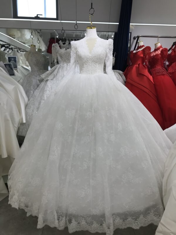 KissWhite Xlove Collection Long Sleeves White Lace Wedding Dresses